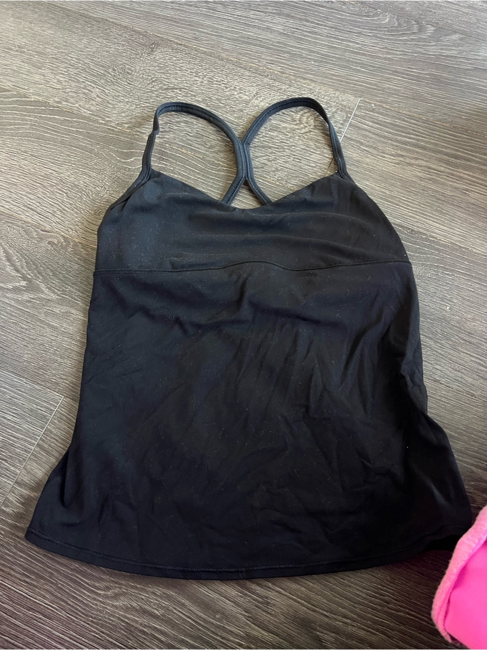 Athleta Black Crossback Camisole